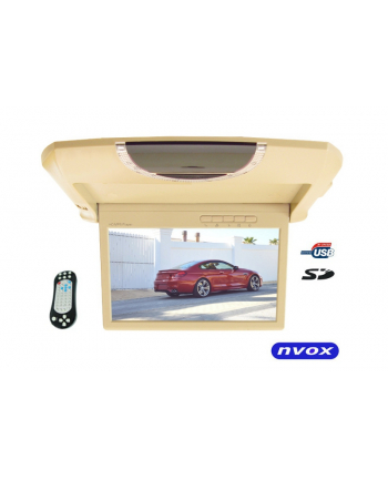 NVOX Monitor podsufitowy podwieszany LCD 9' USB SD IR FM