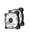 Corsair wentylator AF120 Quiet Edition LED White, 120mm, 3pin, Twin Pack - nr 6