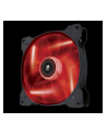 Corsair wentylator AF140 Quiet Edition LED Red,140mm, 3pin,1200 RPM, 25.5 dBA - nr 22