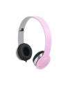 LogiLink Stylowe słuchawki stereo High Quality z mikrofonem, różowe - nr 1