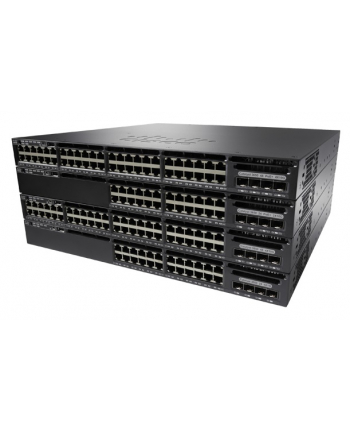 Cisco Systems Cisco Catalyst 3650 48 Port Data, 250W AC PS, 4x1G Uplink, LAN Base