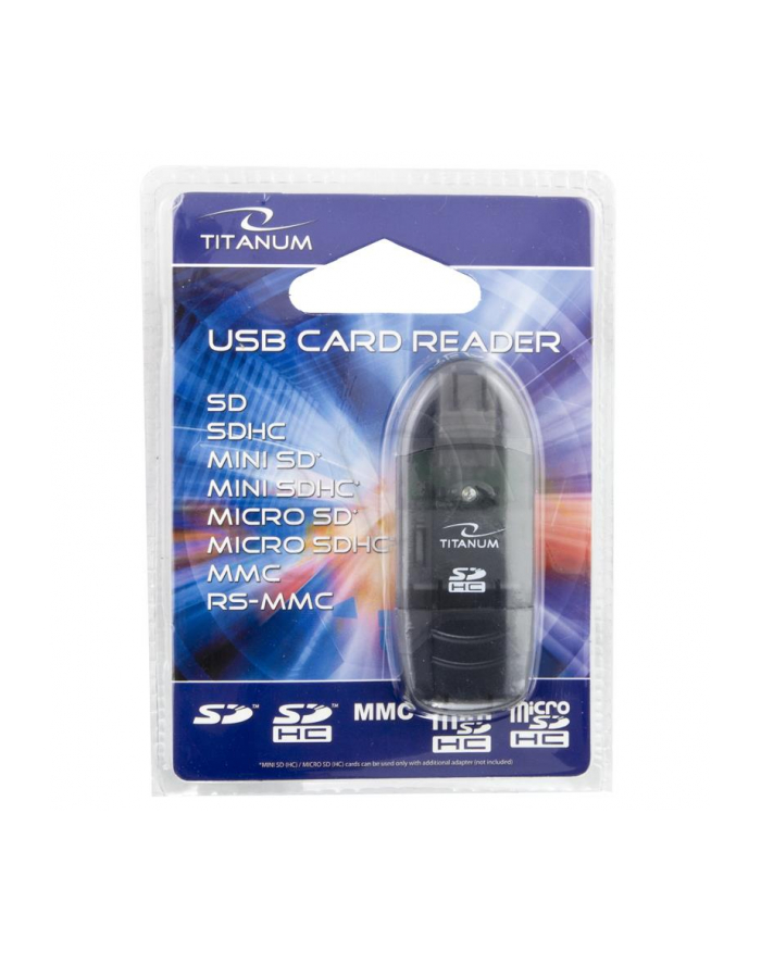 Titanum Czytnik Kart SDHC/MicroSDHC TA101K (SDHC Pen Drive) główny