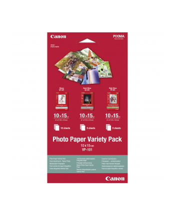 CANON PRINTERS Canon PAPER Photo Paper Variety Pack 10x15cm VP-101