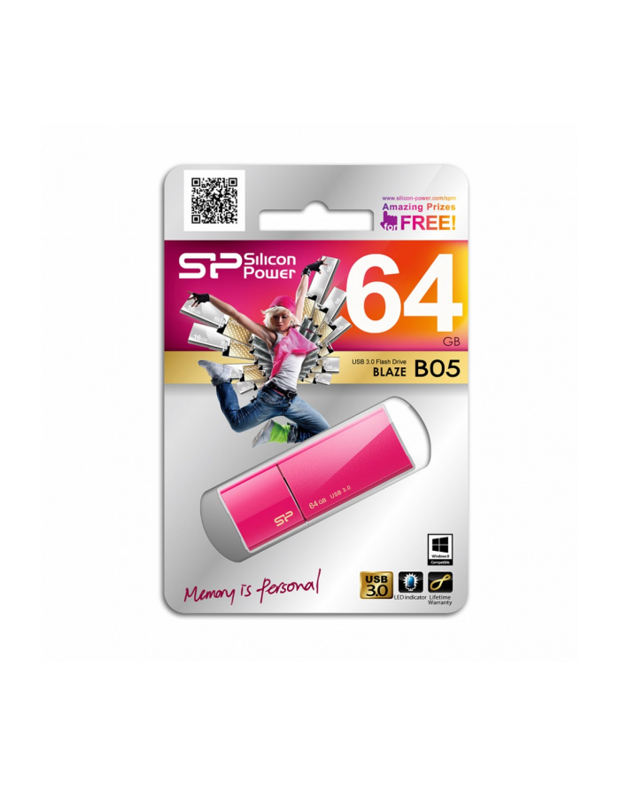 Silicon Power BLAZE B05 64GB USB 3.0 Sweet Pink główny