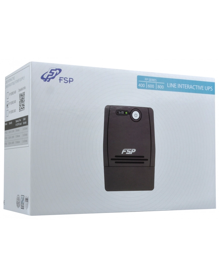 Fortron UPS FSP FP 800, 800 VA, line interactive główny