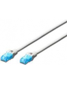 Patch cord U/UTP kat.5e PVC 0,5m czerwony - nr 15