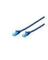 Patch cord U/UTP kat.5e PVC 1m niebieski - nr 10