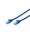 Patch cord U/UTP kat.5e PVC 2m niebieski - nr 12