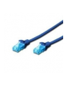 Patch cord U/UTP kat.5e PVC 2m niebieski - nr 7