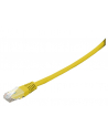Patch cord U/UTP kat.5e PVC 2m żółty - nr 1