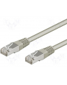 Patch cord F/UTP kat.5e PVC 1m szary - nr 1