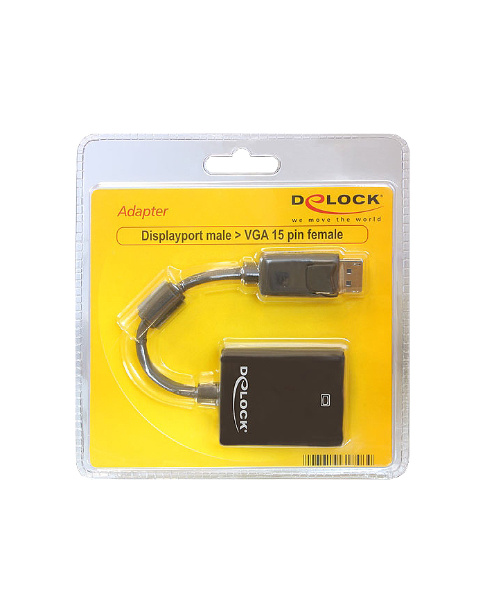 Adapter Displayport(M)-> VGA(F) 12.5cm główny