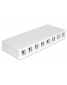 Obudowa montażowa Keystone Biała (8 portów) - nr 8