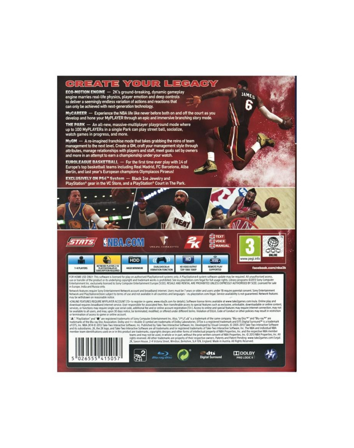 CENEGA POLSKA Gra NBA 2k14 (PS4) główny