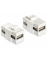 Moduł Keystone USB 2.0 A(F)A(F) - nr 1