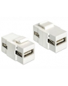 Moduł Keystone USB 2.0 A(F)A(F) - nr 4