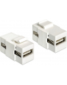 Moduł Keystone USB 2.0 A(F)A(F) - nr 8