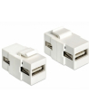 Moduł Keystone USB 2.0 A(F)A(F) - nr 9