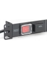 Listwa zasilająca PDU 19', 1U, 7 gniazd, moc: 16A, 4000W, aluminiowa, włącznik, zabezp. przeciwprzepięciowe, 2m - nr 20