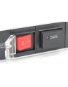 Listwa zasilająca PDU 19', 1U, 7 gniazd, moc: 16A, 4000W, aluminiowa, włącznik, zabezp. przeciwprzepięciowe, 2m - nr 21