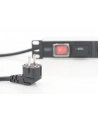 Listwa zasilająca PDU 19', 1U, 7 gniazd, moc: 16A, 4000W, aluminiowa, włącznik, zabezp. przeciwprzepięciowe, 2m - nr 27