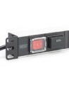 Listwa zasilająca PDU 19', 1U, 7 gniazd, moc: 16A, 4000W, aluminiowa, włącznik, zabezp. przeciwprzepięciowe, 2m - nr 4