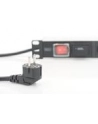 Listwa zasilająca PDU 19', 1U, 7 gniazd, moc: 16A, 4000W, aluminiowa, włącznik, zabezp. przeciwprzepięciowe, 2m - nr 5