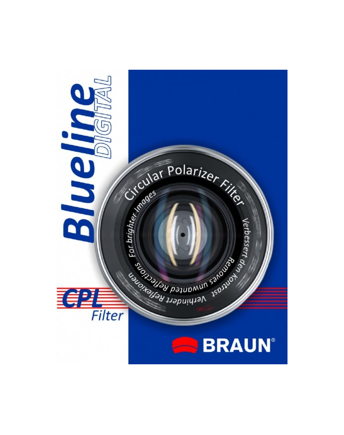 Braun Phototechnik Filtr foto  Blueline CPL 55mm główny