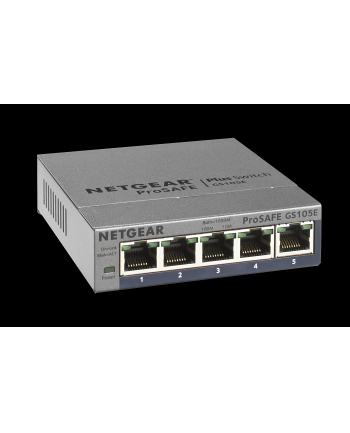 Netgear ProSafe Plus 5-Port Gigabit Desktop Switch,  (management via PC utility)