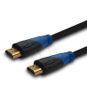 SAVIO CL-02 Kabel HDMI 1,5m, oplot nylonowy, złote końcówki, - nr 2