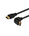 Kabel HDMI SAVIO CL-04  1,5m, czarny, KĄTOWY, złote końcówki - nr 7