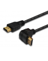 Kabel HDMI SAVIO CL-04  1,5m, czarny, KĄTOWY, złote końcówki - nr 9