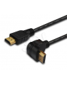 Kabel HDMI SAVIO CL-04  1,5m, czarny, KĄTOWY, złote końcówki - nr 2