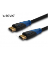 Kabel HDMI SAVIO CL-07 3m, oplot nylonowy, złote końcówki, v - nr 3