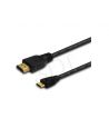 Kabel HDMI-miniHDMI SAVIO CL-09 1,5m, czarny, złote końcówki - nr 2