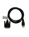 Kabel HDMI SAVIO CL-10 19pin męski - DVI 18+1 męski 1,5m, cz - nr 9