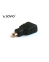 Adapter HDMI SAVIO CL-17 HDMI A żeńskie - micro HDMI męskie - nr 2