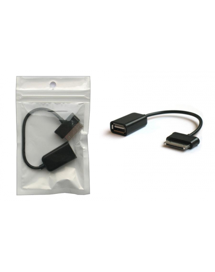 Adapter SAVIO CL-18 Samsung GALAXY TAB–USB, Złącza: Samsung główny