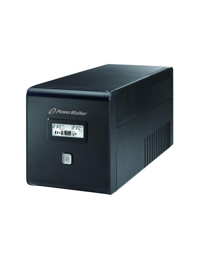 UPS POWER WALKER LINE-I 1000VA 2xSCHUKO+2xIEC RJ USB LCD główny