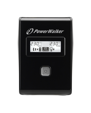 UPS POWER WALKER LINE-I 650VA 2xSCHUKO RJ11 USB LCD
