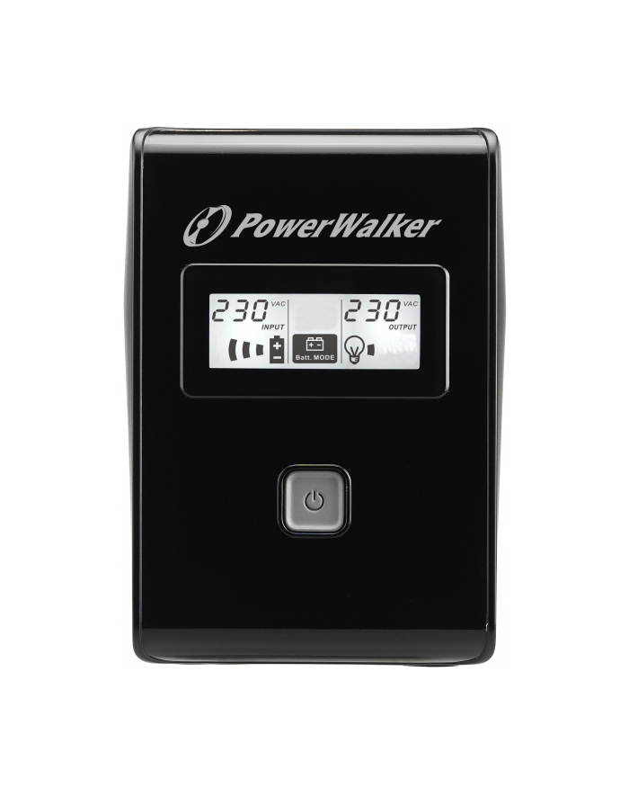 UPS POWER WALKER LINE-I 650VA 2xSCHUKO RJ11 USB LCD główny