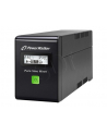 UPS POWER WALKER LINE-I 600VA 3xIEC RJ11/45 USB LCD - nr 12