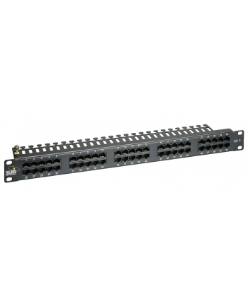 Solarix ISDN panel 50 x RJ45 1U, Czarny nr 2
