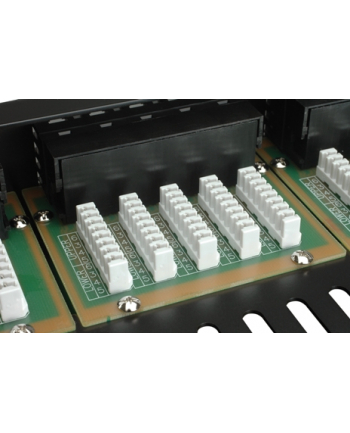 Solarix ISDN panel 50 x RJ45 1U, Czarny nr 1