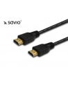 Kabel HDMI SAVIO CL-05 2m, czarny, złote końcówki, v1.4 high - nr 2