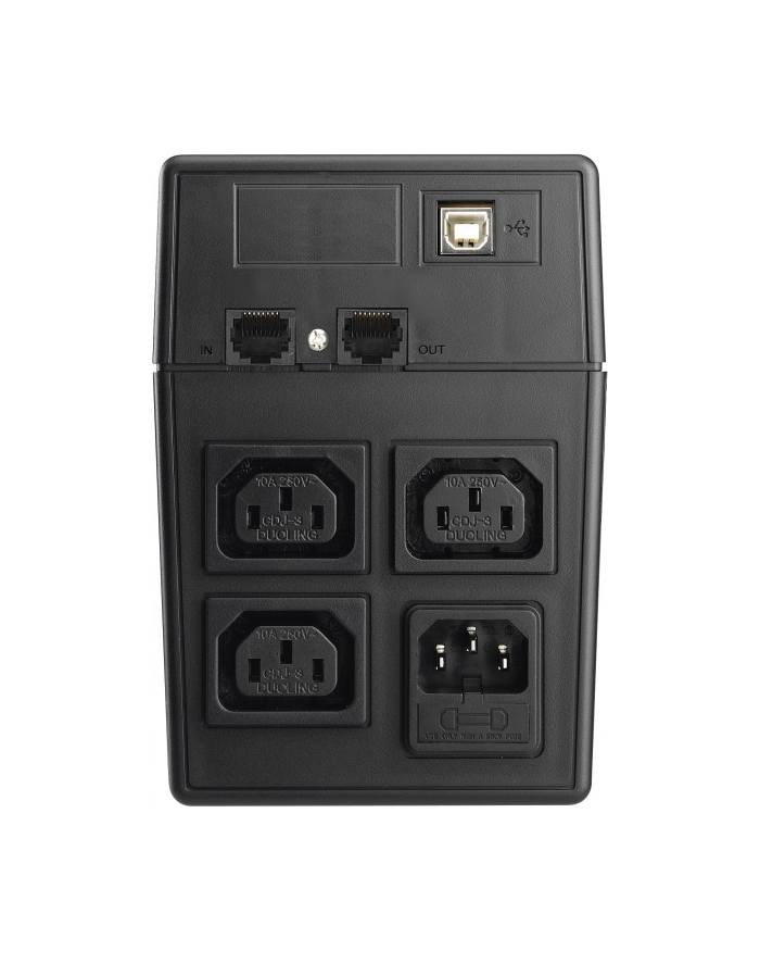UPS POWER WALKER LINE-I 800VA 3xIEC RJ11/45 IN/OUT USB LCD główny