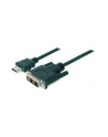 Kabel połącz. HDMI Highspeed 1.3 Typ A/DVI-D(18+1), M/M 2m - nr 13