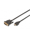 Kabel połącz. HDMI Highspeed 1.3 Typ A/DVI-D(18+1), M/M 2m - nr 18