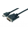 Kabel połącz. HDMI Highspeed 1.3 Typ A/DVI-D(18+1), M/M 2m - nr 8
