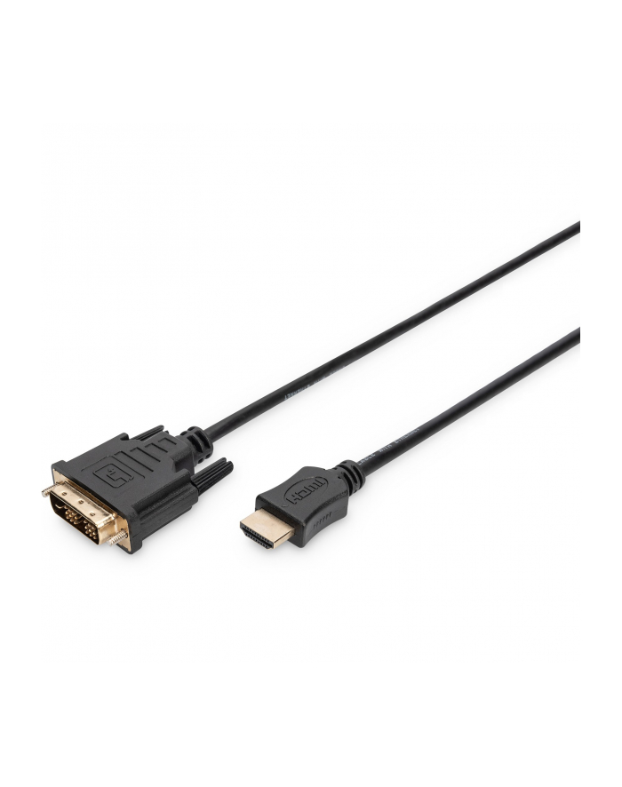 Kabel połącz. HDMI Highspeed 1.3 Typ A/DVI-D(18+1), M/M 3m główny